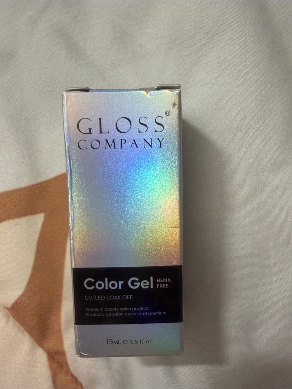 Color Gel UV/LED Soak Off - Iridescent Silver